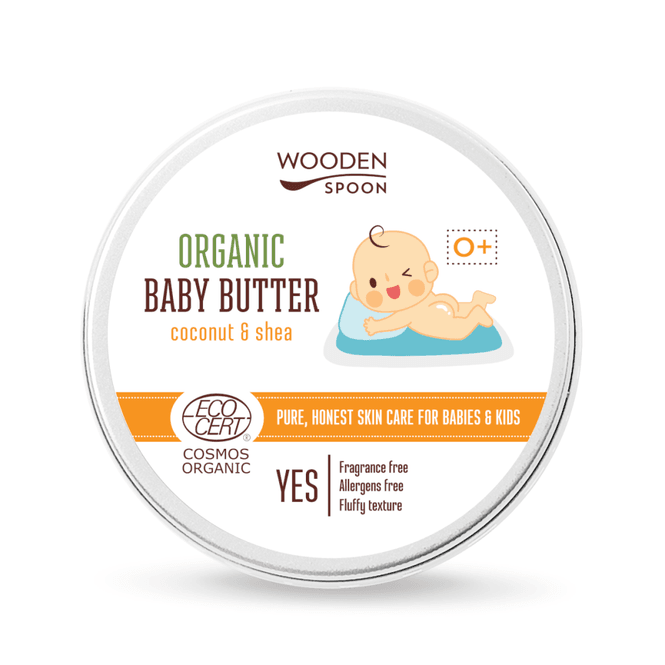 Hovedbilde Wooden Spoon økologisk baby butter kokos og shea ...