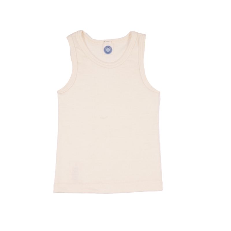 Cosilana singlet ull/silke natur