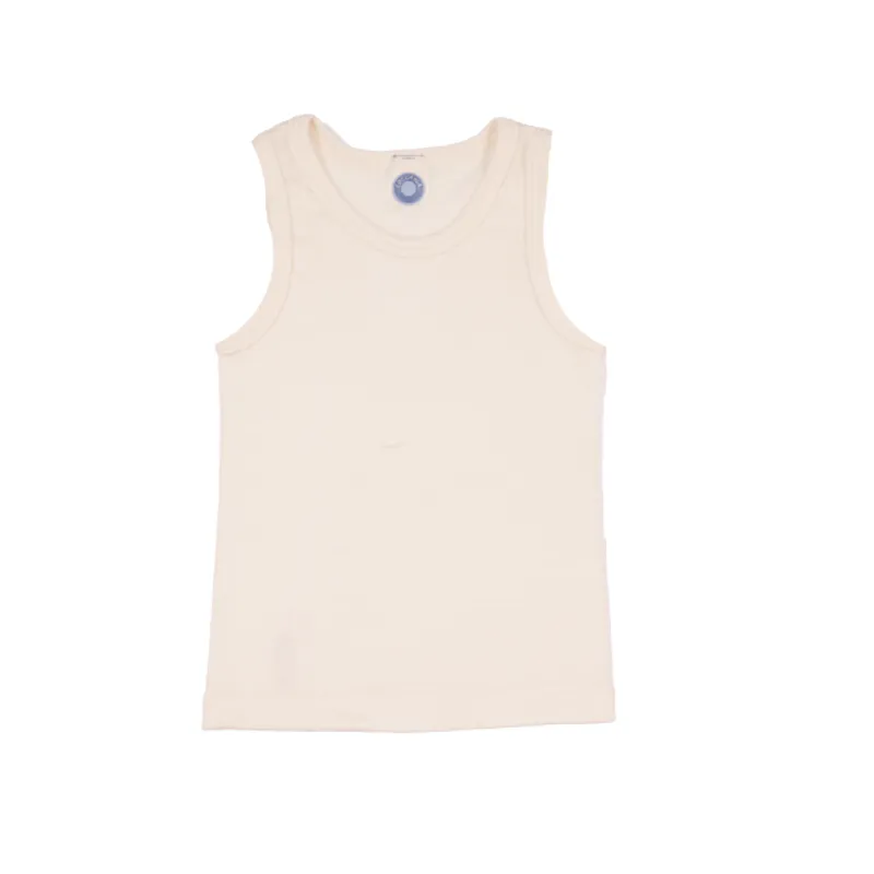 Cosilana singlet ull/silke natur