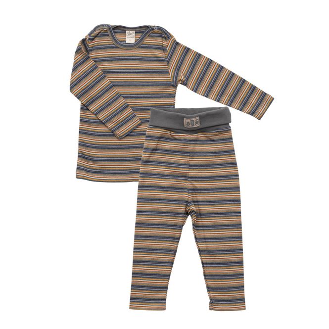 Hovedbilde Lilano stripete babysett bomull - kun 56