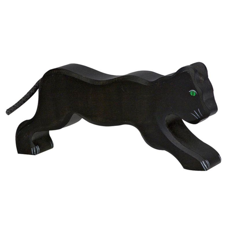 Holztiger trefigur panter