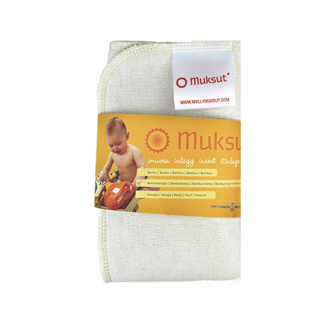Hovedbilde Myllymuksut prefold hamp/bambus