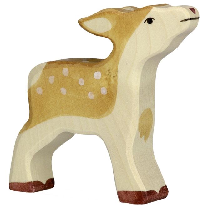 Hovedbilde Holztiger trefigur hjortekalv