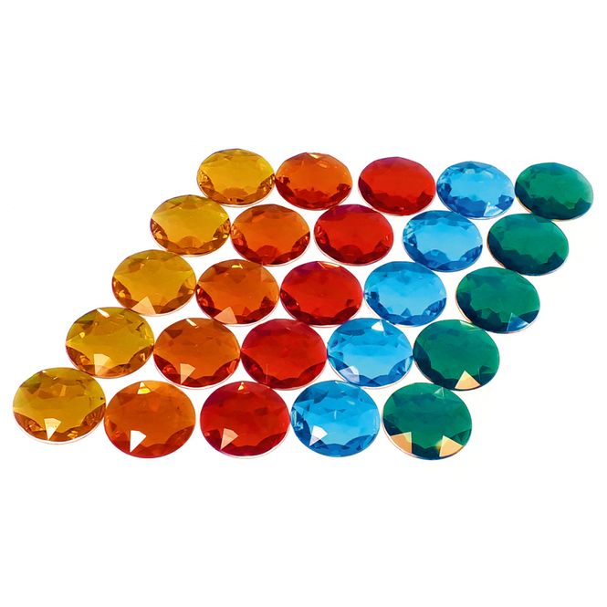 Hovedbilde Bauspiel store glittersteiner 25 stk.