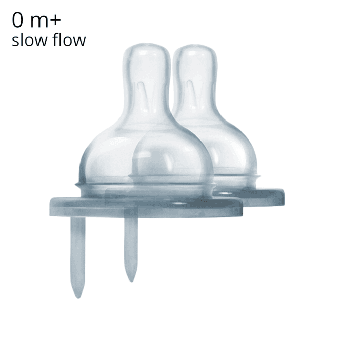 Hovedbilde Pura Kiki® 2-pk. flaskesmokk Slow Flow 0 mnd+