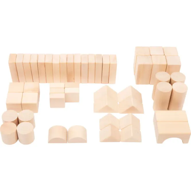 Hovedbilde Smallfoot byggeklosser tre natur 50 stk.