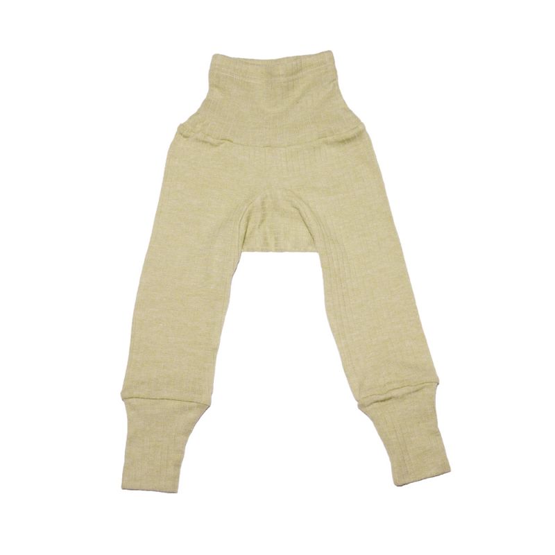 Cosilana babybukse ull/silke/bomull grønn