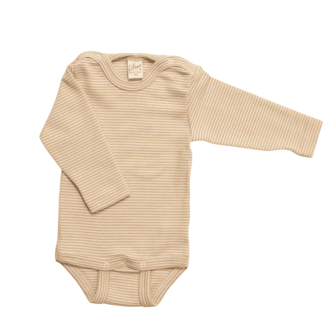 Hovedbilde Lilano body striper ull/silke sand