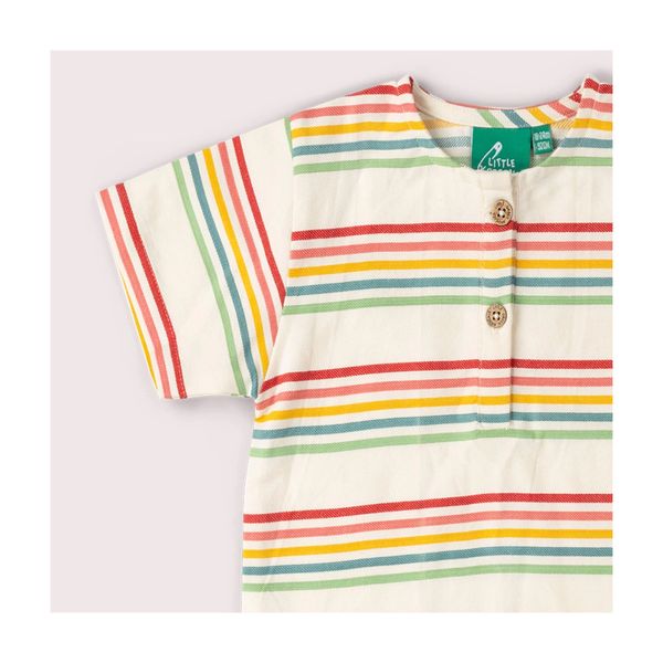 Little Green Radicals stripete skjorte natur/multi