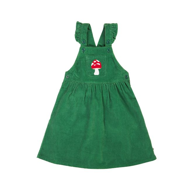 Hovedbilde Frugi selekjole fluesopp grønn kord - 6-9 år