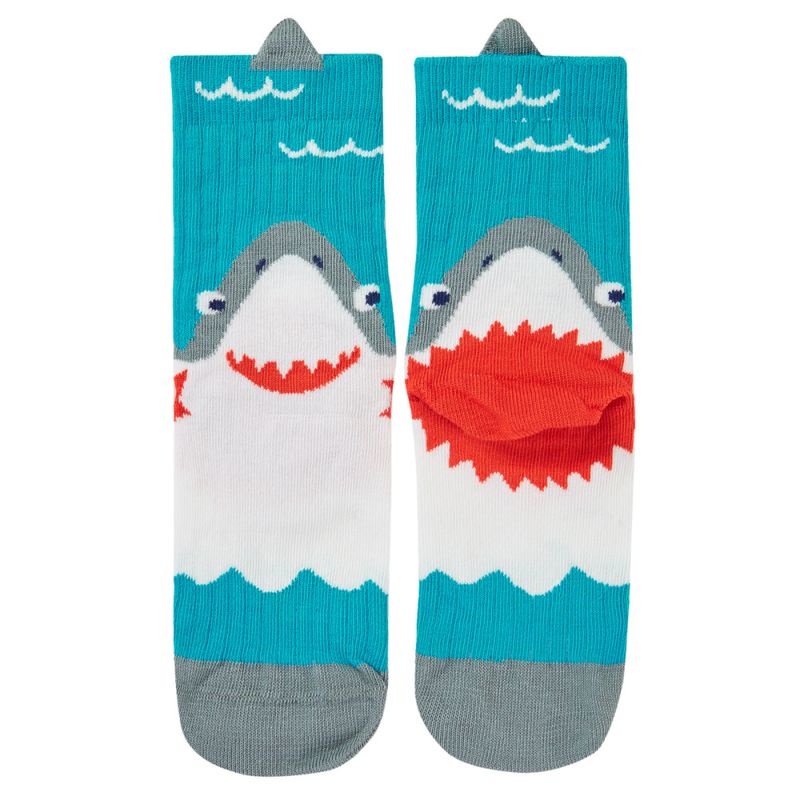 Frugi 2-pk. sokker blekksprut/hai - kun 23/26