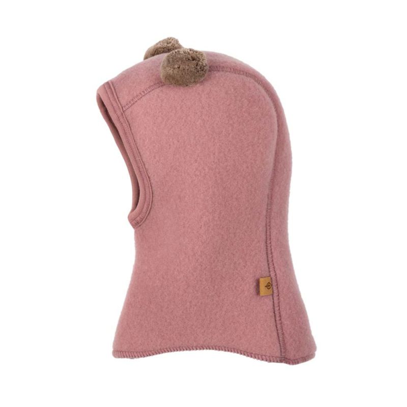 Pure Pure balaklava ullfleece rosa dusker - kun 53/55