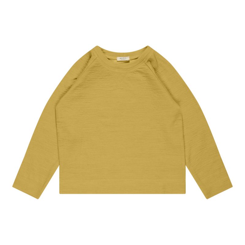 Petit by Basics  gul genser ull med bomull inni 