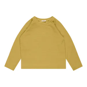 Hovedbilde Petit by Basics  gul genser ull med bomull inni 