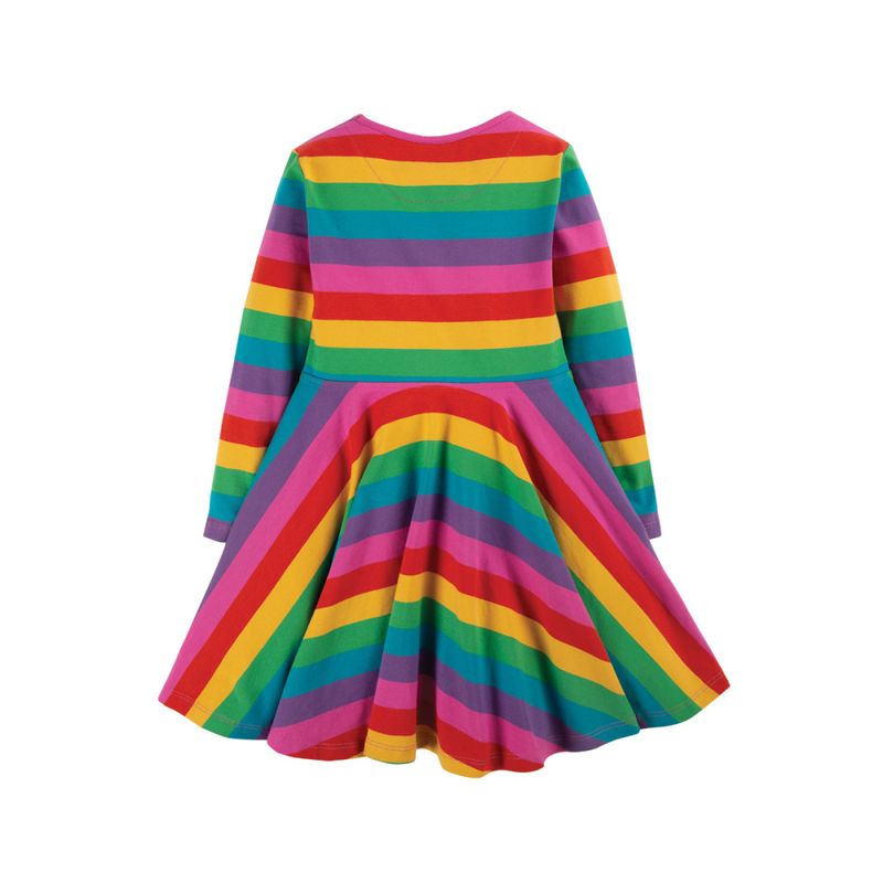 Frugi kjole Sofia Skater Dress foxglove