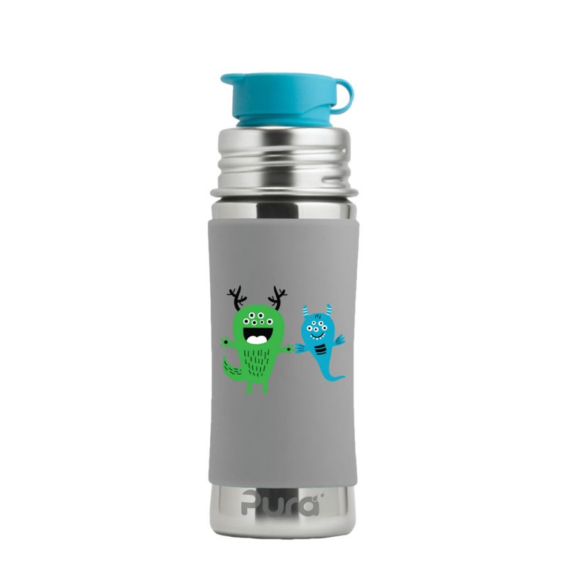 Pura Sport Mini flaske stål 325 ml monstre