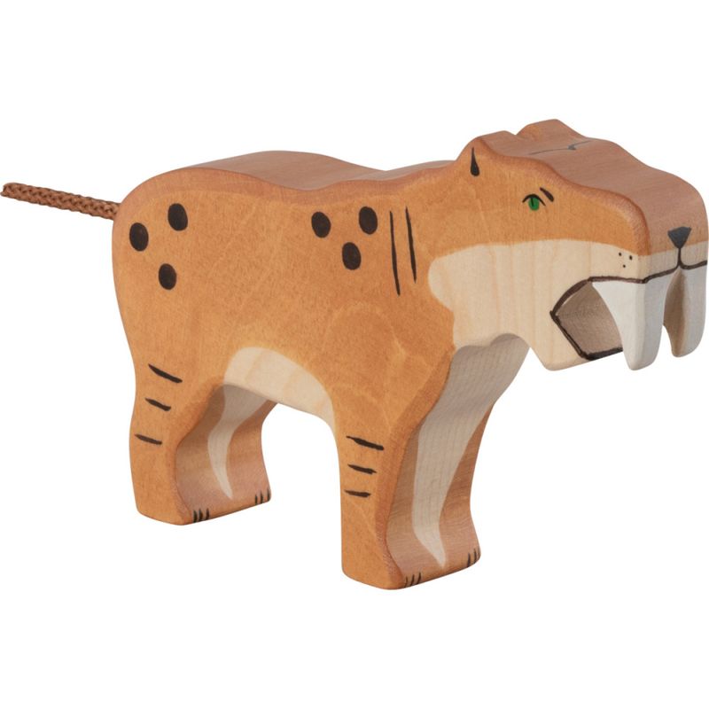 Holztiger trefigur sabeltanntiger