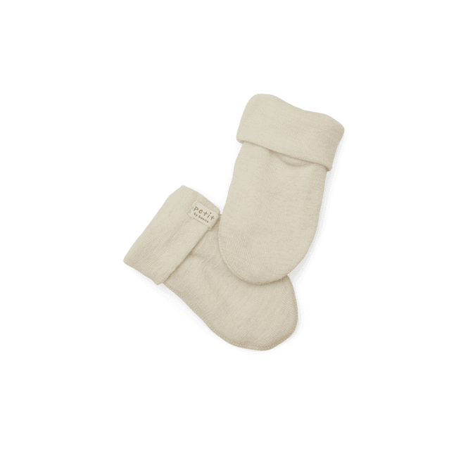 Hovedbilde Petit by Basics babyvotter ull naturhvit
