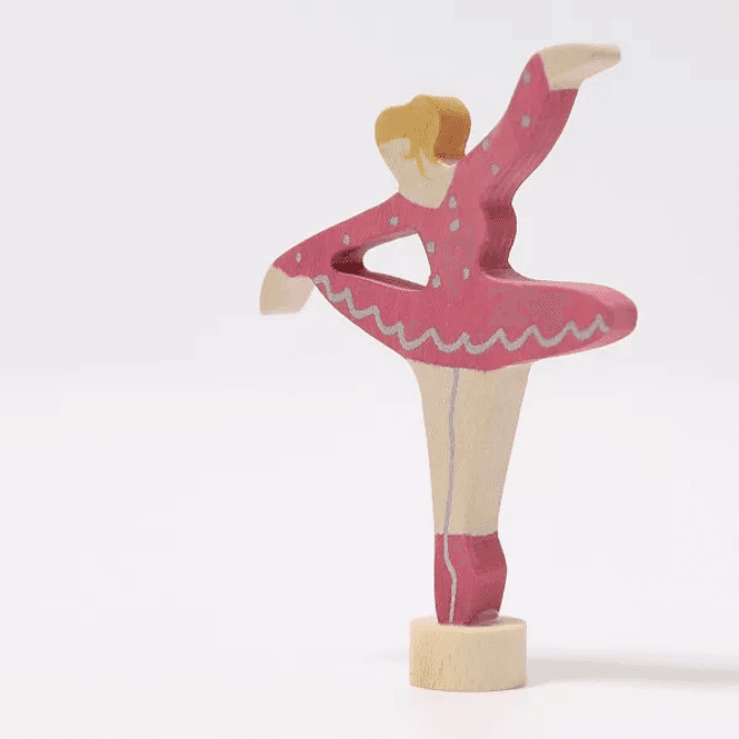 Hovedbilde Grimm's figur til bursdagsring ballerina rosa