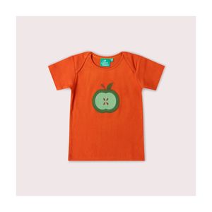 Hovedbilde Little Green Radicals t-skjorte baby eple r&oslash;d