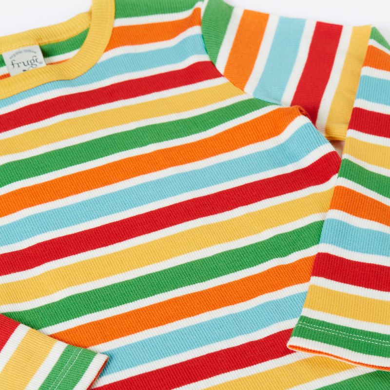 Frugi trøye ribb flerfarget - str. 1-10 år