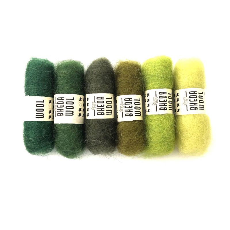 Bheda Wool MINI 6 farger á 2 gram - velg farge