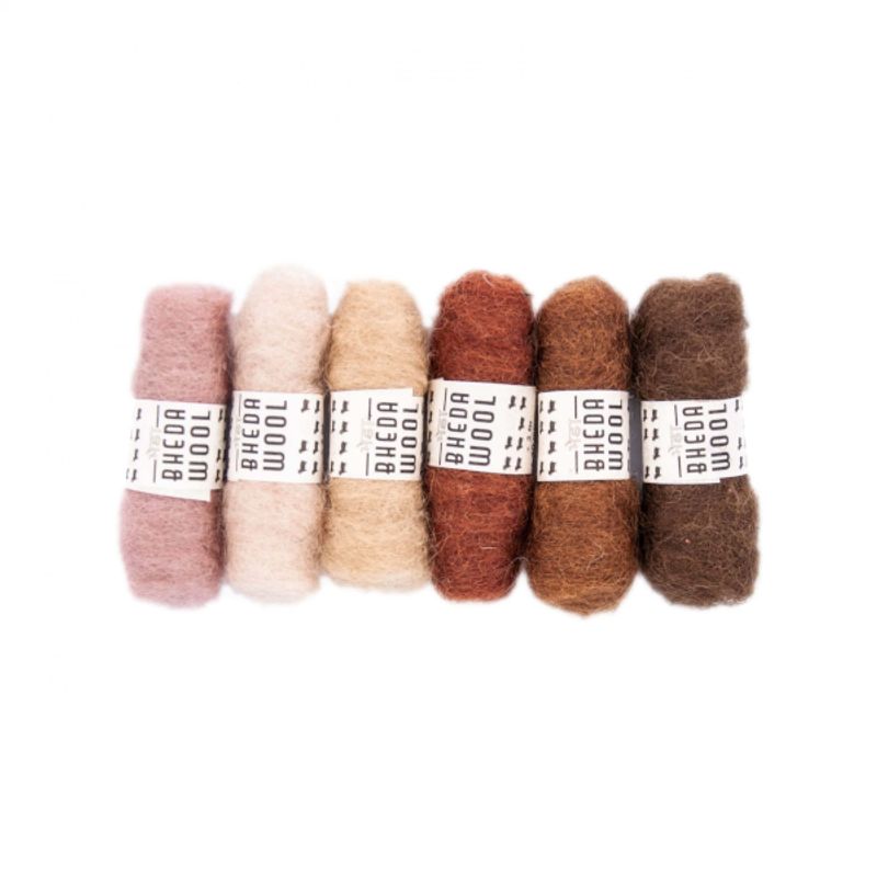 Bheda Wool MINI 6 farger á 2 gram - velg farge