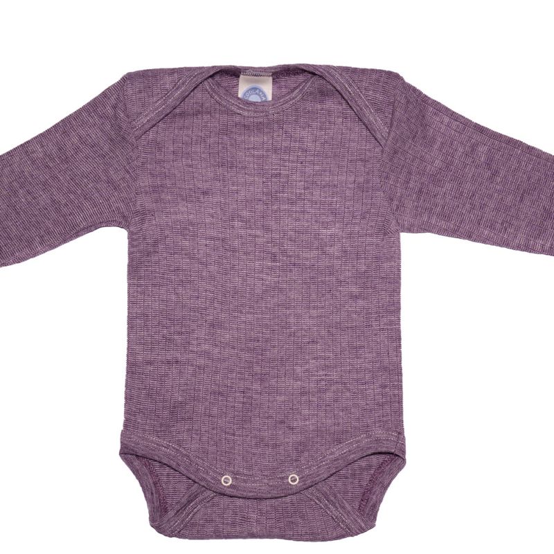 Cosilana body ull/silke/bomull lillamelert