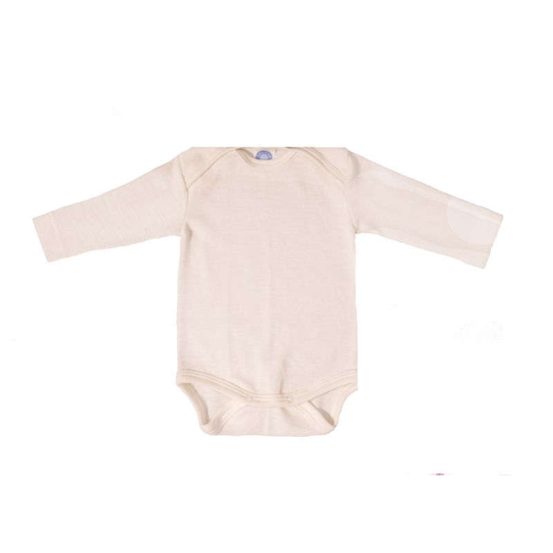 Cosilana body ull/silke naturhvit