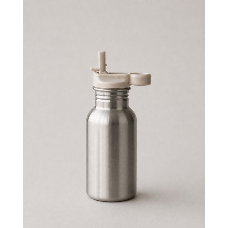 Haps Nordic drikkeflaske stål sugerør 400 ml